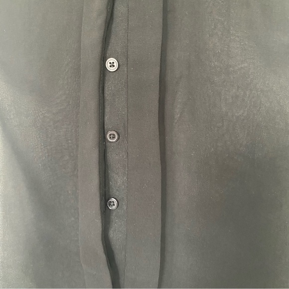 Dynamite Black Sheer Blouse Size XXS - Picture 3 of 9